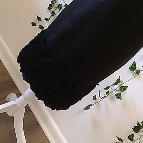 Just... Taylor Black Linen w/ Ruffled Bottom sz 2 - Picture 6 of 12